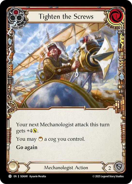 Tighten the Screws [SEA041] (High Seas)  Rainbow Foil | Gam3 Escape
