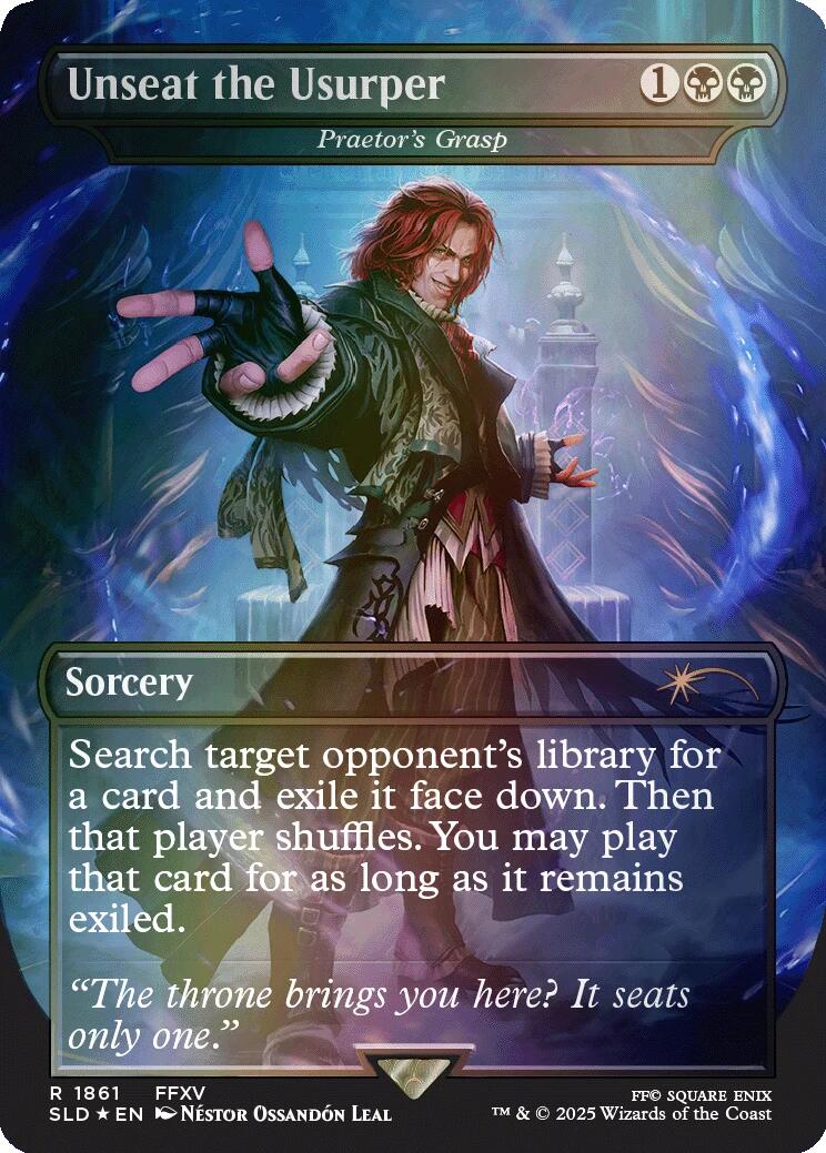 Unseat the Usurper - Praetor's Grasp (Rainbow Foil) [Secret Lair Drop Series] | Gam3 Escape