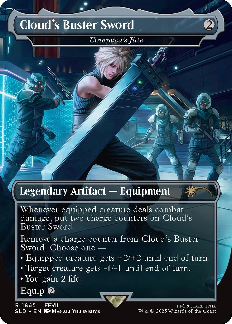 Cloud's Buster Sword - Umezawa's Jitte [Secret Lair Drop Series] | Gam3 Escape