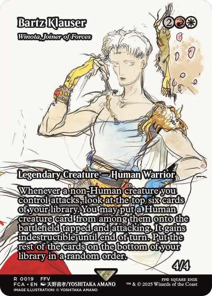 Bartz Klauser - Winota, Joiner of Forces (Showcase) [FINAL FANTASY : Through the Ages] | Gam3 Escape