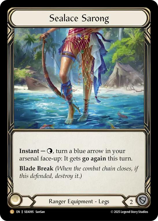 Sealace Sarong [SEA095] (High Seas)  Rainbow Foil | Gam3 Escape