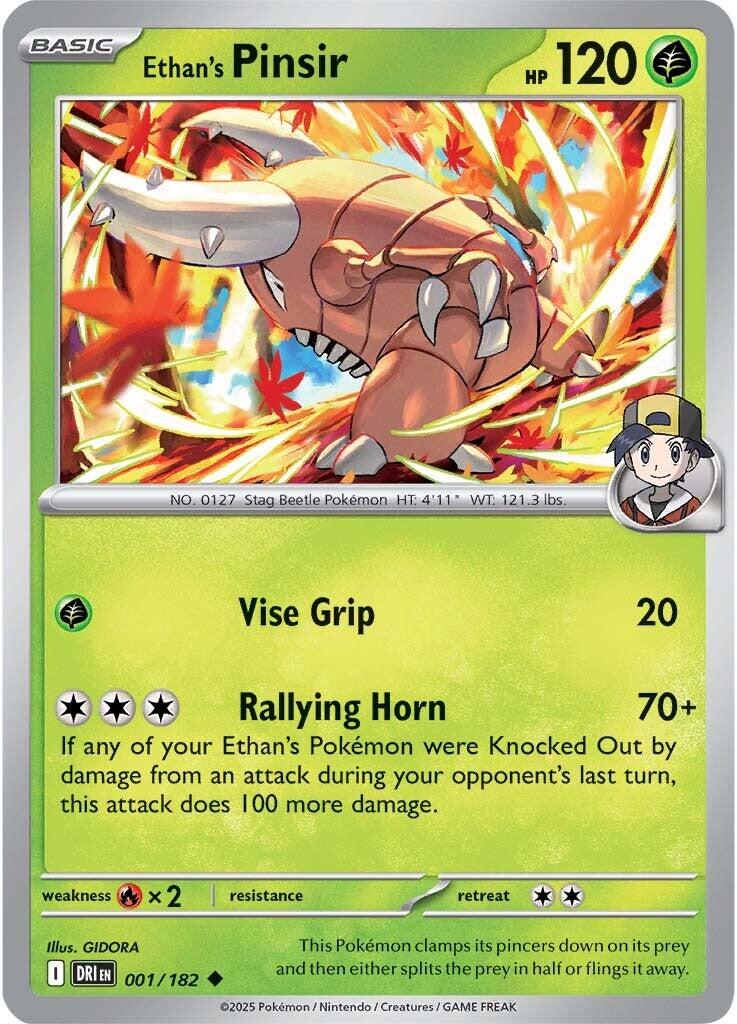 Ethan's Pinsir (001/182) [Scarlet & Violet: Destined Rivals] | Gam3 Escape