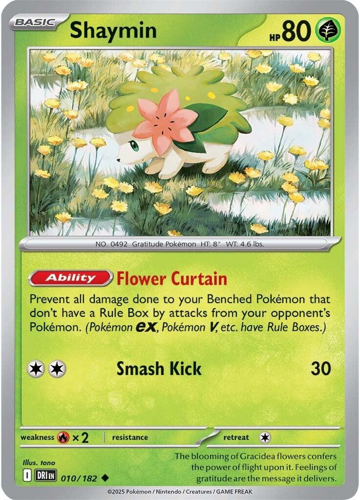 Shaymin (010/182) [Scarlet & Violet: Destined Rivals] | Gam3 Escape