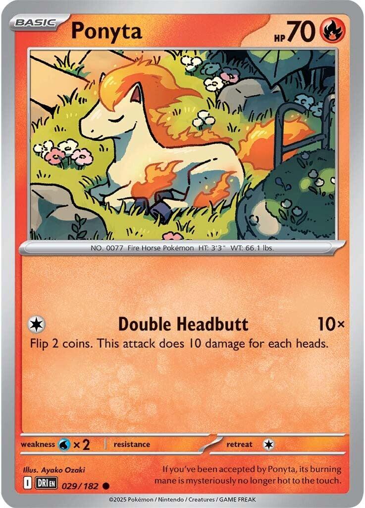 Ponyta (029/182) [Scarlet & Violet: Destined Rivals] | Gam3 Escape