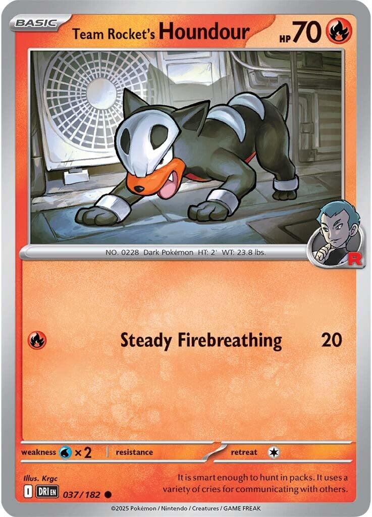 Team Rocket's Houndour (037/182) [Scarlet & Violet: Destined Rivals] | Gam3 Escape