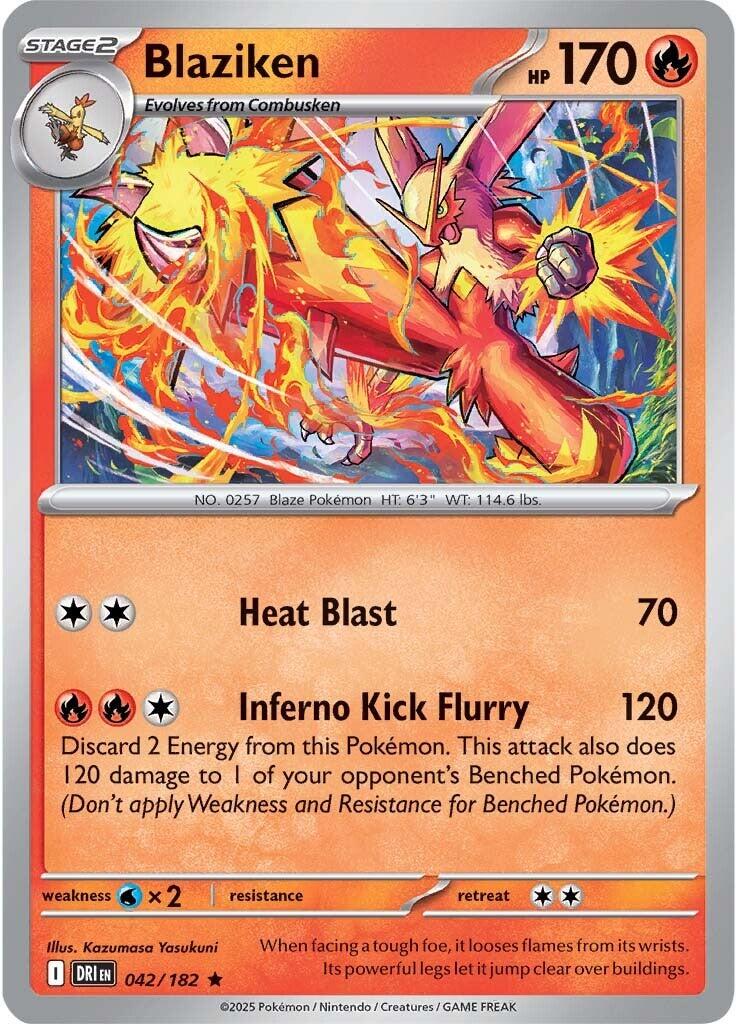 Blaziken (042/182) [Scarlet & Violet: Destined Rivals] | Gam3 Escape