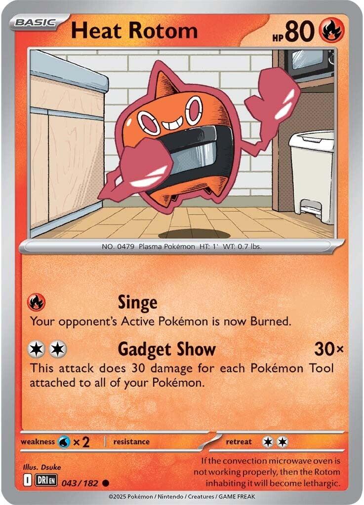 Heat Rotom (043/182) [Scarlet & Violet: Destined Rivals] | Gam3 Escape