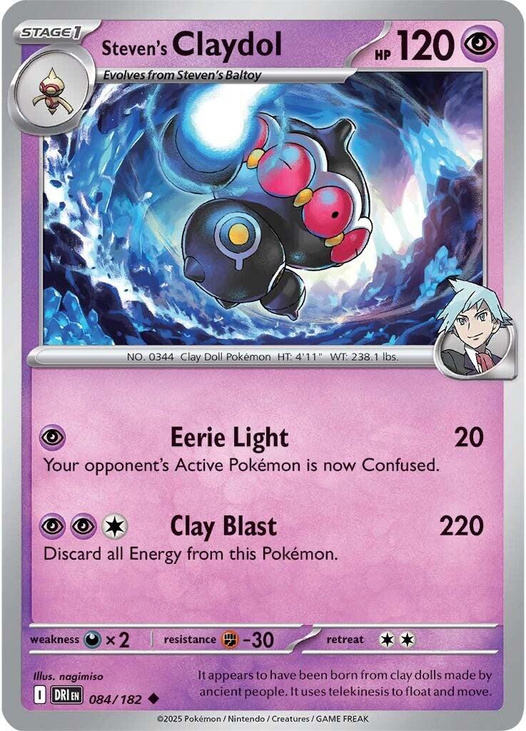Steven's Claydol (084/182) [Scarlet & Violet: Destined Rivals] | Gam3 Escape