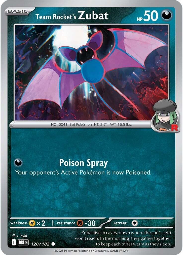 Team Rocket's Zubat (120/182) [Scarlet & Violet: Destined Rivals] | Gam3 Escape