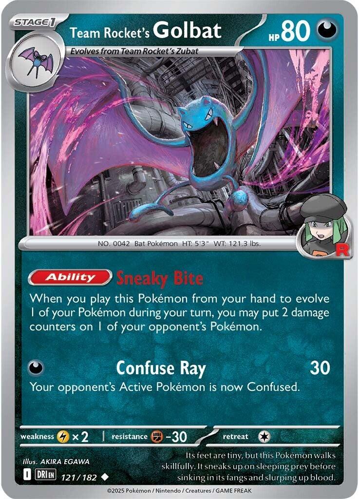 Team Rocket's Golbat (121/182) [Scarlet & Violet: Destined Rivals] | Gam3 Escape