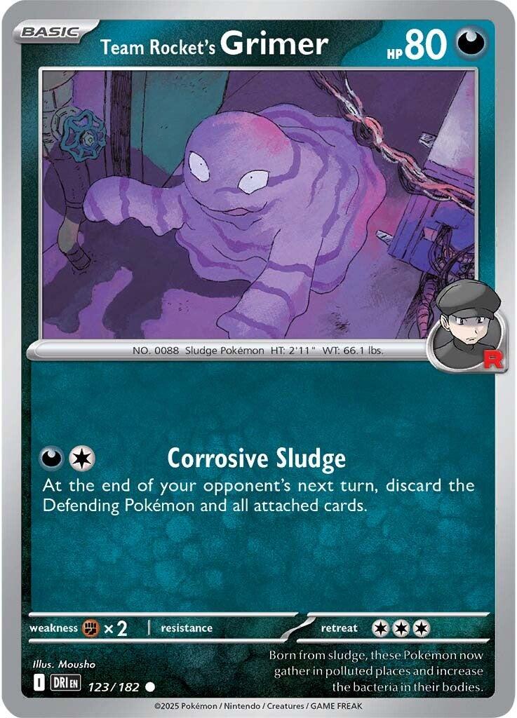 Team Rocket's Grimer (123/182) [Scarlet & Violet: Destined Rivals] | Gam3 Escape