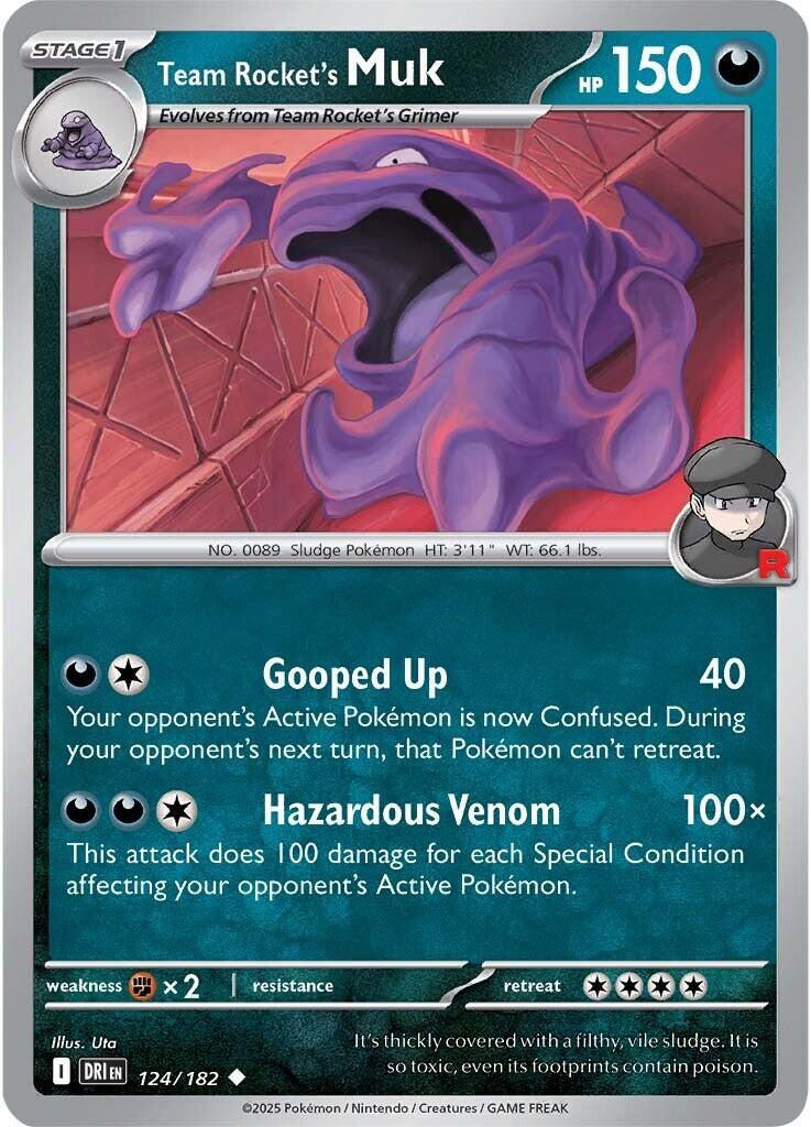 Team Rocket's Muk (124/182) [Scarlet & Violet: Destined Rivals] | Gam3 Escape