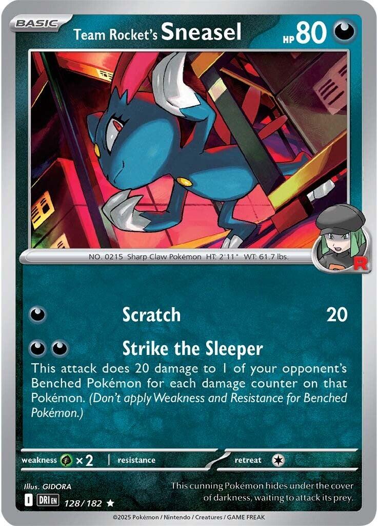 Team Rocket's Sneasel (128/182) [Scarlet & Violet: Destined Rivals] | Gam3 Escape