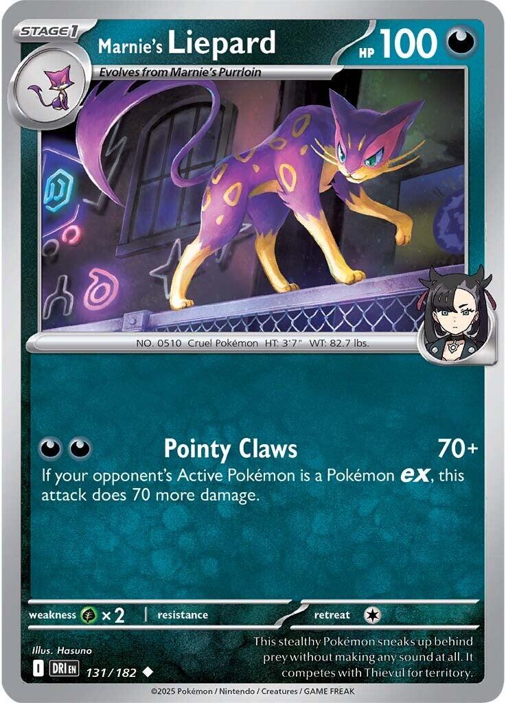 Marnie's Liepard (131/182) [Scarlet & Violet: Destined Rivals] | Gam3 Escape