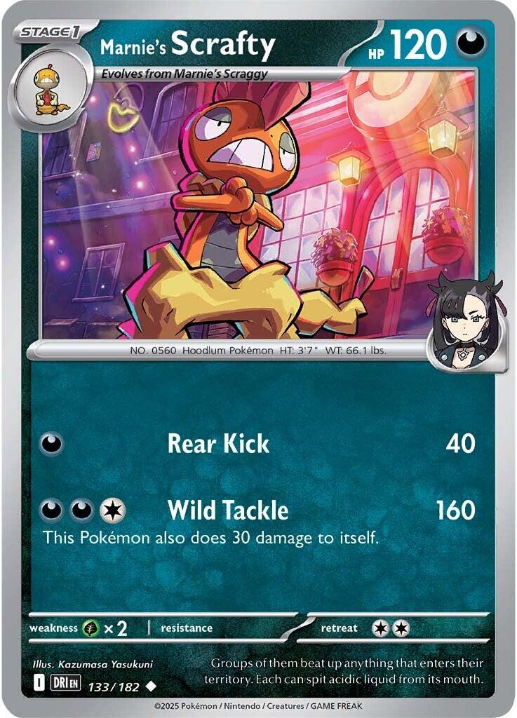 Marnie's Scrafty (133/182) [Scarlet & Violet: Destined Rivals] | Gam3 Escape