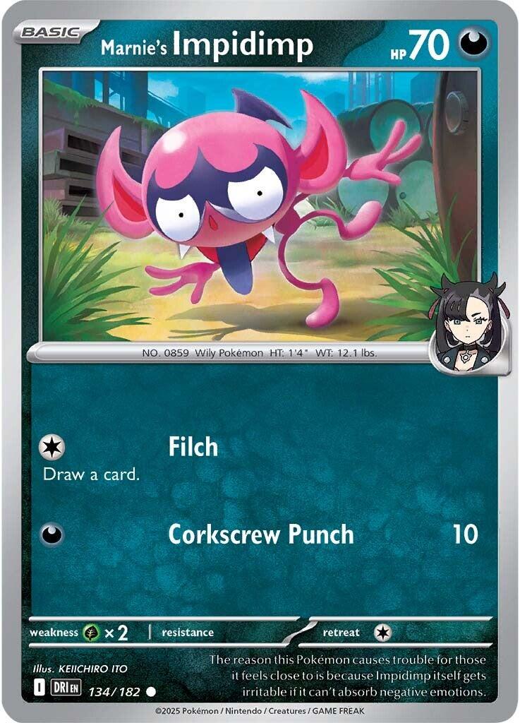 Marnie's Impidimp (134/182) [Scarlet & Violet: Destined Rivals] | Gam3 Escape