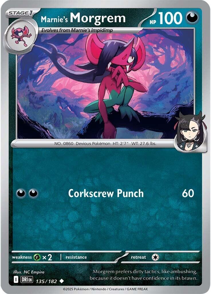 Marnie's Morgrem (135/182) [Scarlet & Violet: Destined Rivals] | Gam3 Escape