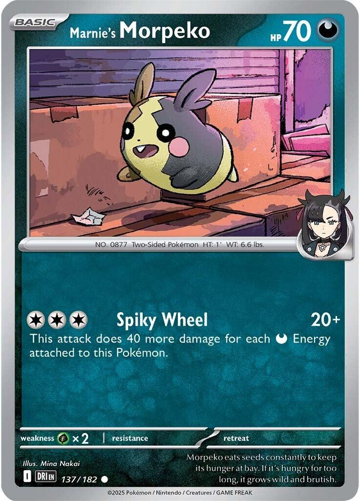 Marnie's Morpeko (137/182) [Scarlet & Violet: Destined Rivals] | Gam3 Escape