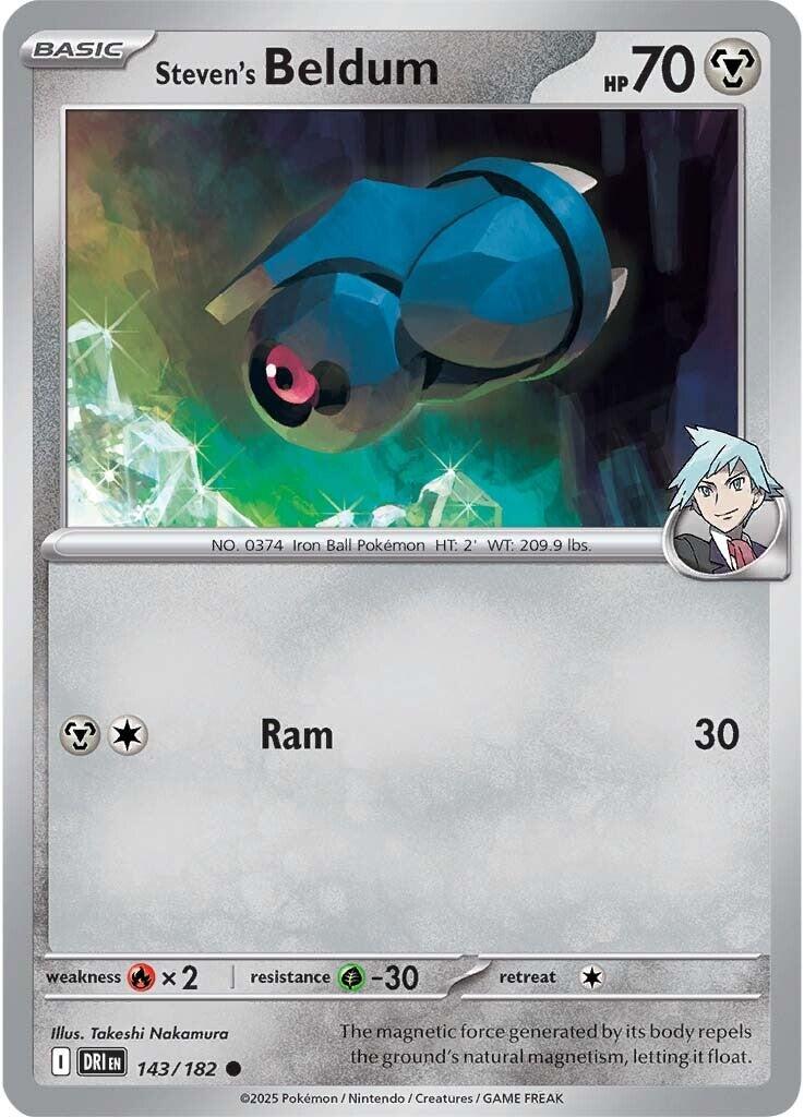 Steven's Beldum (143/182) [Scarlet & Violet: Destined Rivals] | Gam3 Escape