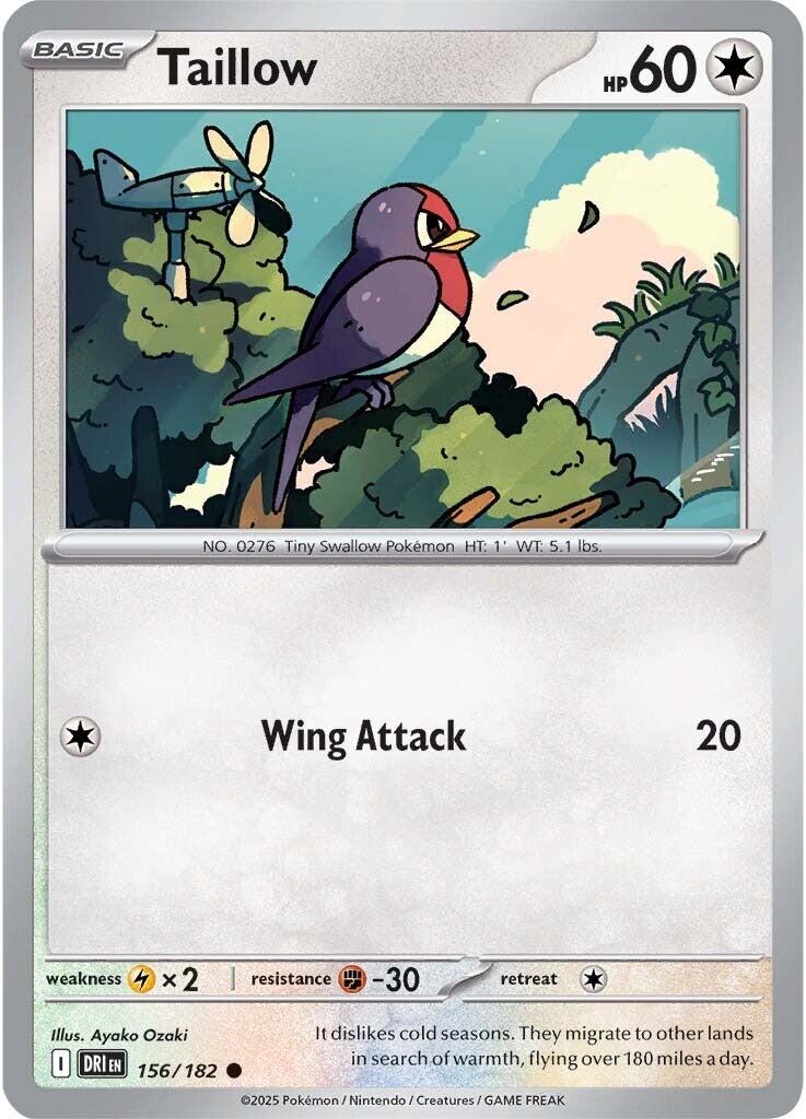 Taillow (156/182) [Scarlet & Violet: Destined Rivals] | Gam3 Escape