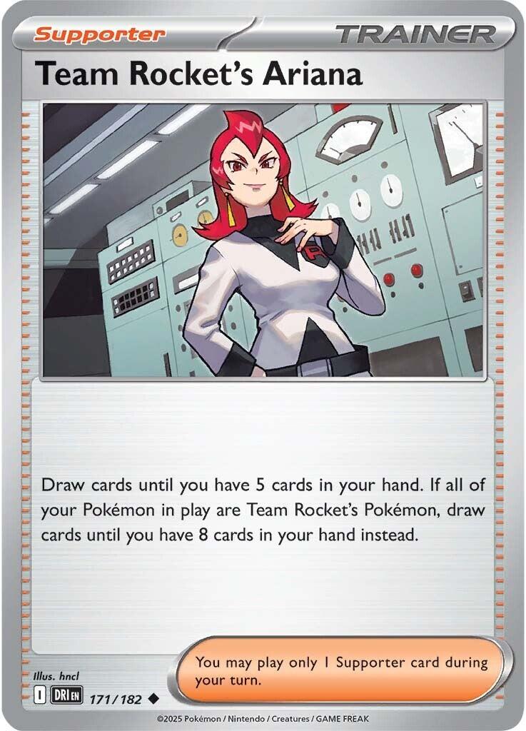 Team Rocket's Ariana (171/182) [Scarlet & Violet: Destined Rivals] | Gam3 Escape