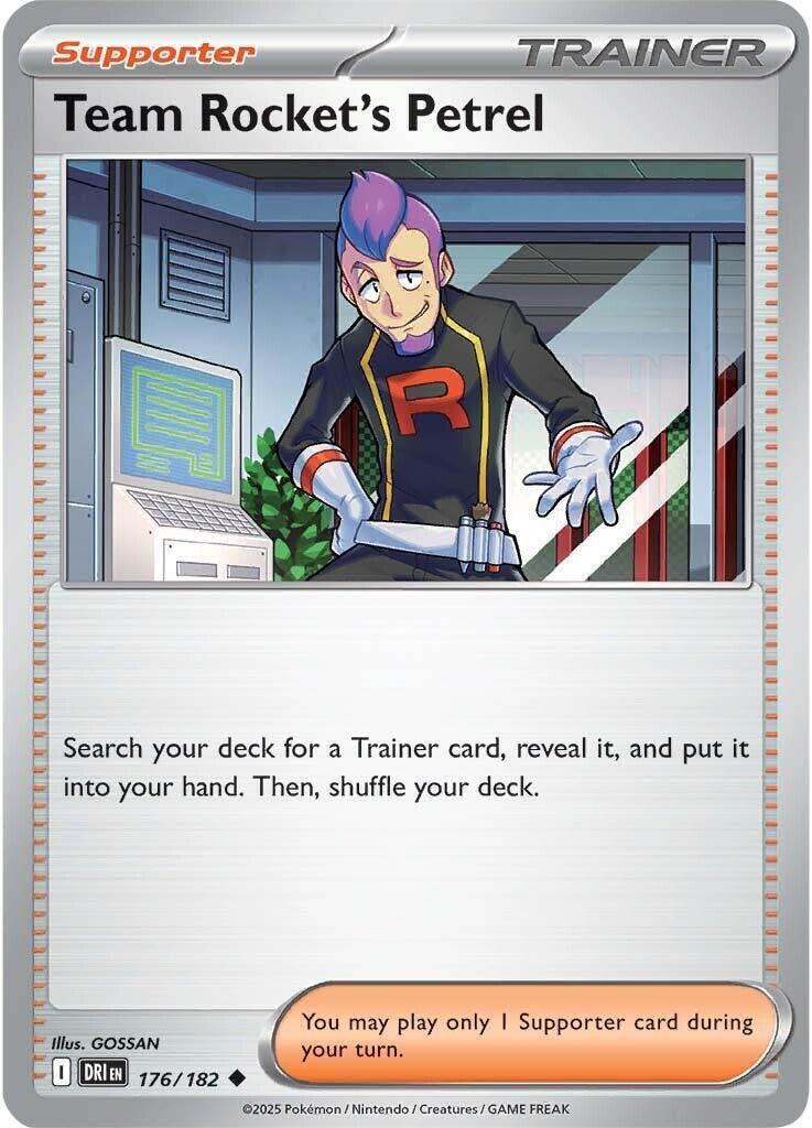 Team Rocket's Petrel (176/182) [Scarlet & Violet: Destined Rivals] | Gam3 Escape