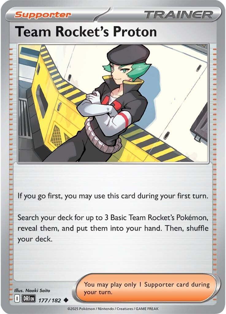 Team Rocket's Proton (177/182) [Scarlet & Violet: Destined Rivals] | Gam3 Escape