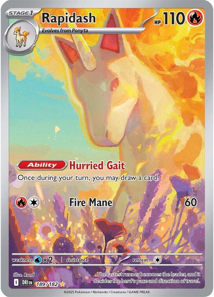 Rapidash (189/182) [Scarlet & Violet: Destined Rivals] | Gam3 Escape