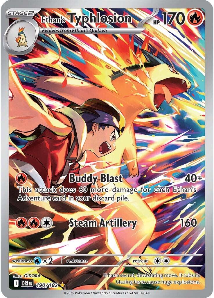 Ethan's Typhlosion (190/182) [Scarlet & Violet: Destined Rivals] | Gam3 Escape