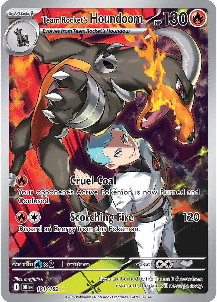 Team Rocket's Houndoom (191/182) [Scarlet & Violet: Destined Rivals] | Gam3 Escape