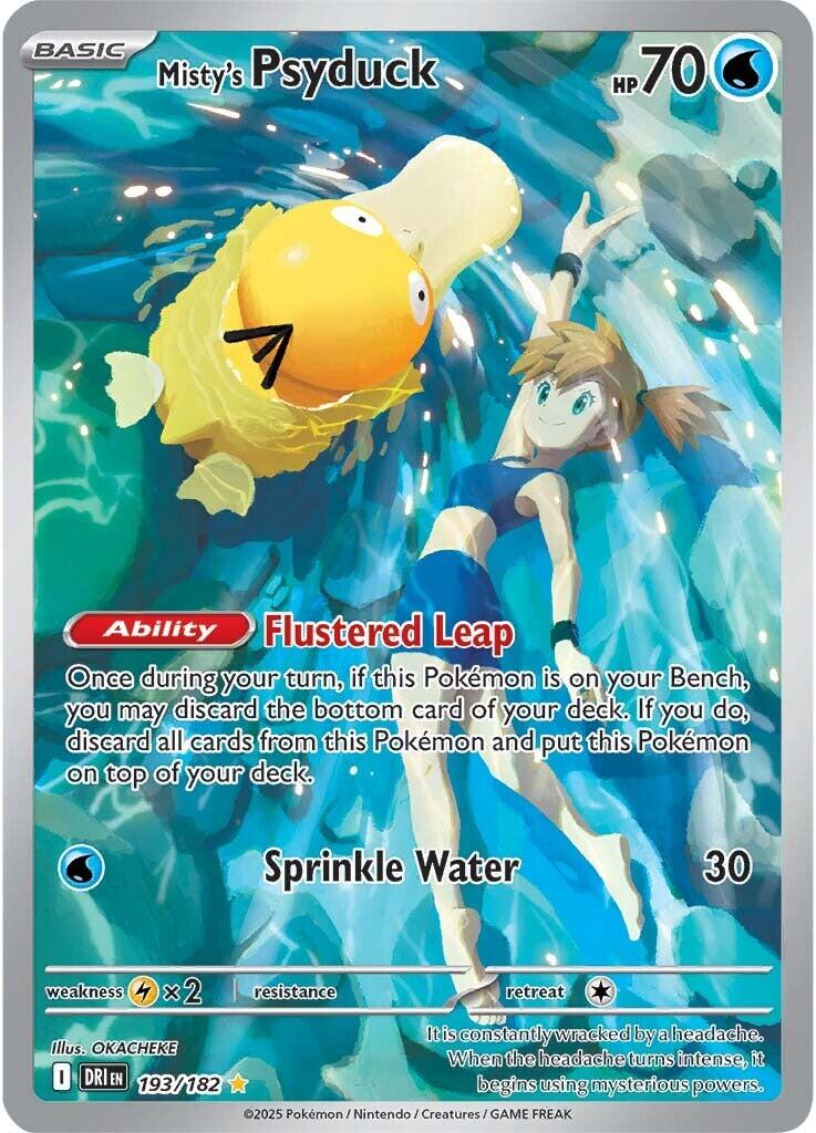 Misty's Psyduck (193/182) [Scarlet & Violet: Destined Rivals] | Gam3 Escape