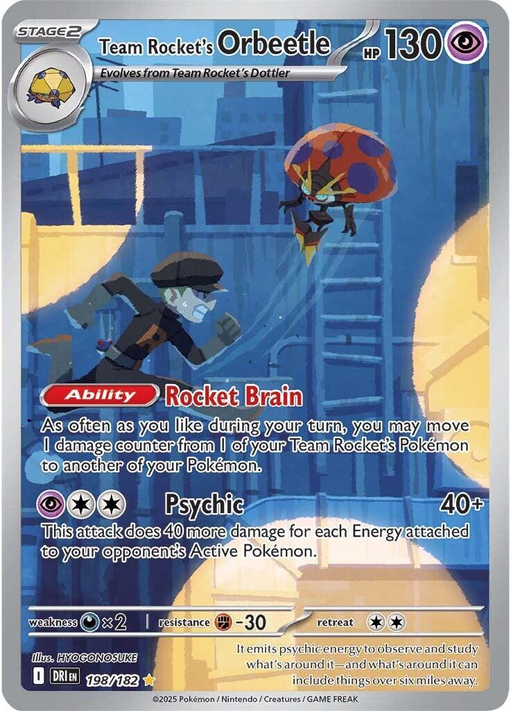 Team Rocket's Orbeetle (198/182) [Scarlet & Violet: Destined Rivals] | Gam3 Escape