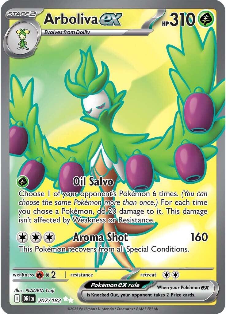 Arboliva ex (207/182) [Scarlet & Violet: Destined Rivals] | Gam3 Escape
