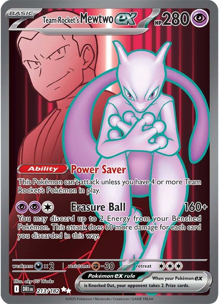 Team Rocket's Mewtwo ex (213/182) [Scarlet & Violet: Destined Rivals] | Gam3 Escape
