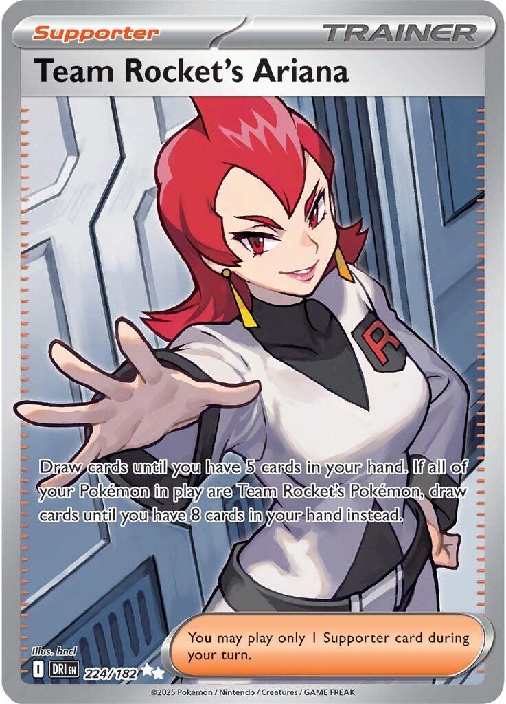 Team Rocket's Ariana (224/182) [Scarlet & Violet: Destined Rivals] | Gam3 Escape
