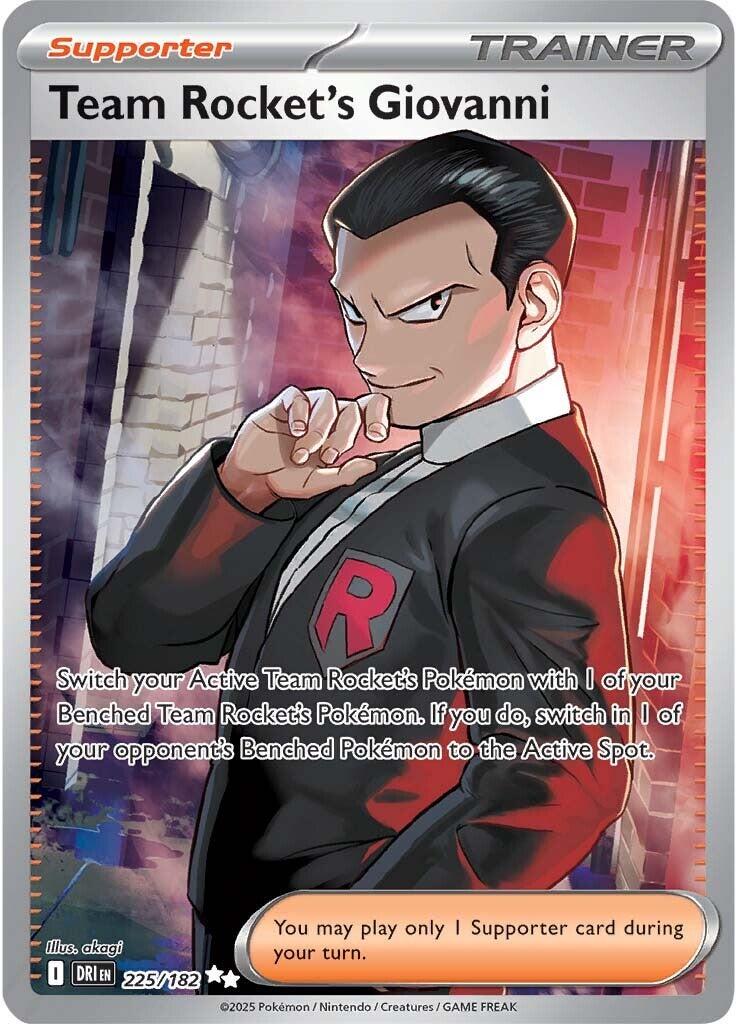Team Rocket's Giovanni (225/182) [Scarlet & Violet: Destined Rivals] | Gam3 Escape