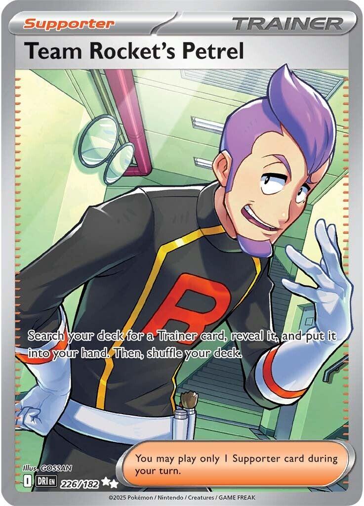 Team Rocket's Petrel (226/182) [Scarlet & Violet: Destined Rivals] | Gam3 Escape