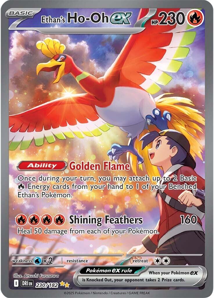 Ethan's Ho-Oh ex (230/182) [Scarlet & Violet: Destined Rivals] | Gam3 Escape
