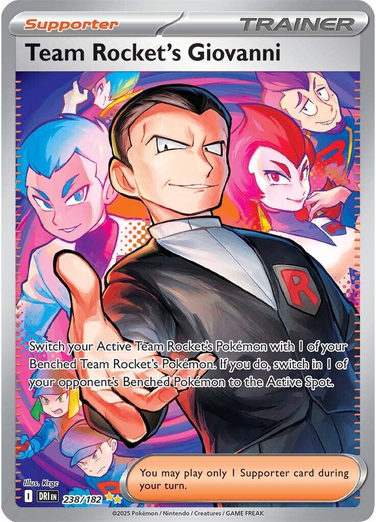 Team Rocket's Giovanni (238/182) [Scarlet & Violet: Destined Rivals] | Gam3 Escape