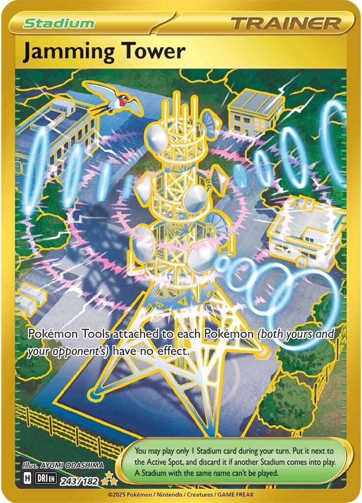 Jamming Tower (243/182) [Scarlet & Violet: Destined Rivals] | Gam3 Escape