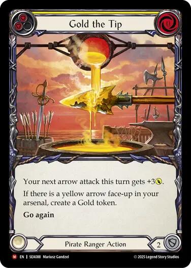 Gold the Tip [SEA088] (High Seas)  Rainbow Foil | Gam3 Escape