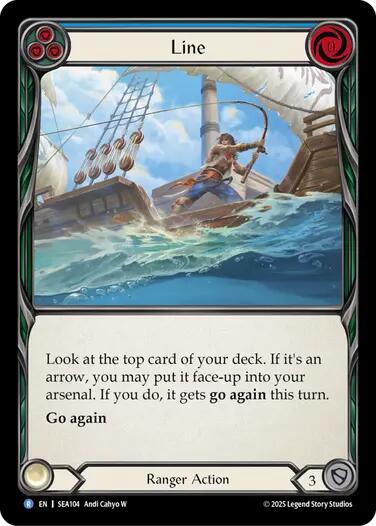 Line [SEA104] (High Seas)  Rainbow Foil | Gam3 Escape