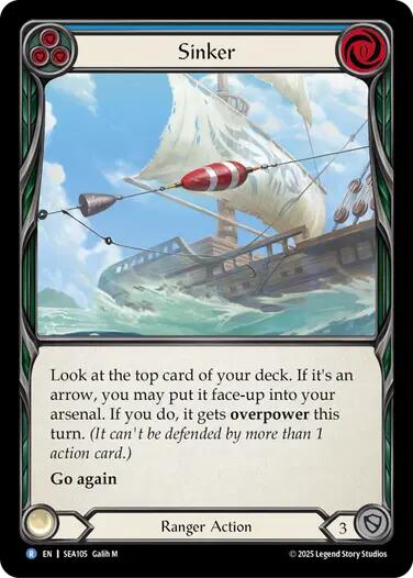 Sinker [SEA105] (High Seas)  Rainbow Foil | Gam3 Escape