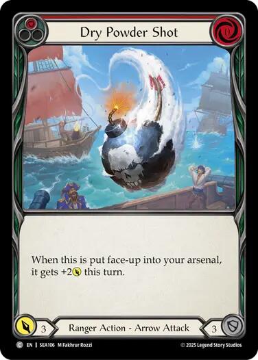 Dry Powder Shot [SEA106] (High Seas)  Rainbow Foil | Gam3 Escape