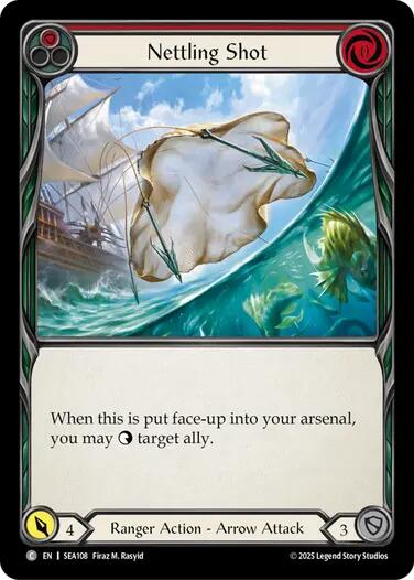 Nettling Shot [SEA108] (High Seas)  Rainbow Foil | Gam3 Escape