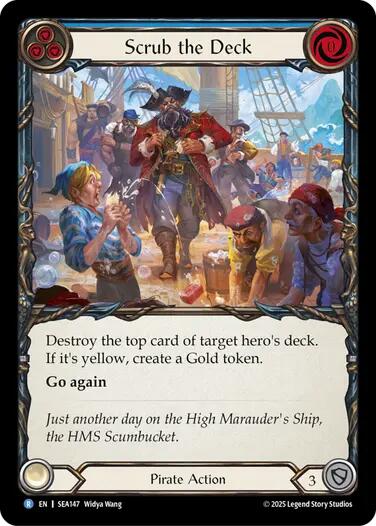 Scrub the Deck [SEA147] (High Seas)  Rainbow Foil | Gam3 Escape