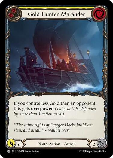 Gold Hunter Marauder [SEA164] (High Seas)  Rainbow Foil | Gam3 Escape