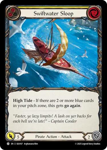 Swiftwater Sloop (Yellow) [SEA167] (High Seas)  Rainbow Foil | Gam3 Escape