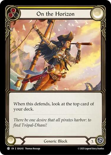 On the Horizon (Yellow) [SEA242] (High Seas) | Gam3 Escape