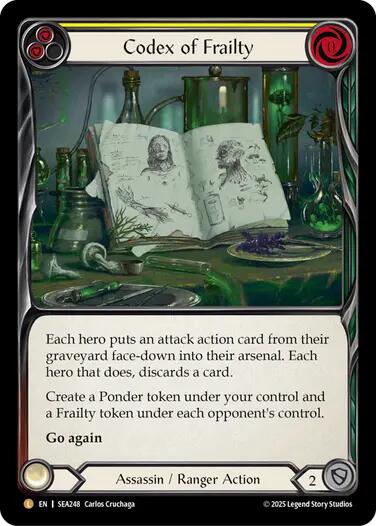 Codex of Frailty [SEA248] (High Seas)  Rainbow Foil | Gam3 Escape